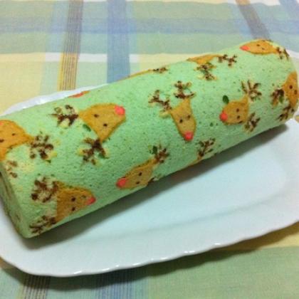 Christmas Patterned Swiss Roll