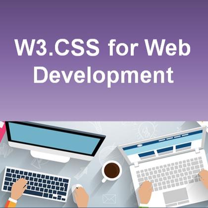 W3.CSS for Web Development