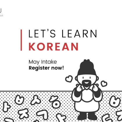 May Intake - Korean Classes for Beginners