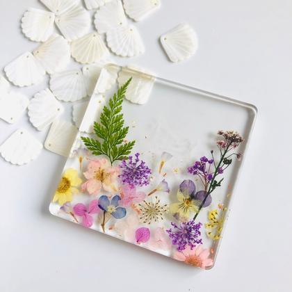 Eternal Floral Coaster/Trinket Dish/ Wall Art