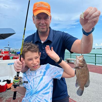 Pier Fishing Lessons for the Whole Family | Singapore Fishing Lessons (Ages 5+)