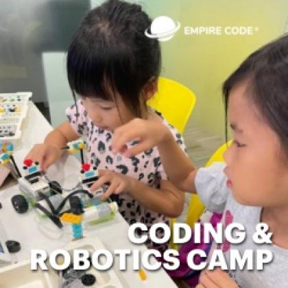 Coding (ScratchJr/Tynker) & Robotics Camp for Ages 4 to 9