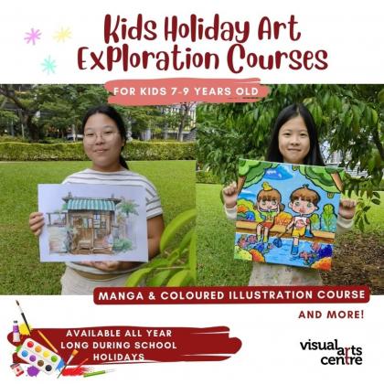 Youth (10-18YO) Holiday Classes - Professional Manga & Coloured Illustration Bootcamp 8 Sessions $698nett