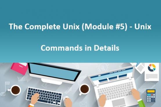 The Complete Unix (Module #5) - Unix Commands in Details