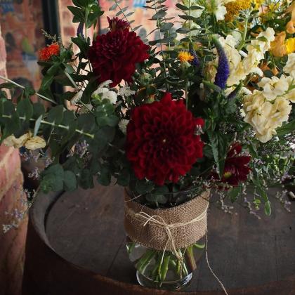 From Garden to Vase: Hallway Arrangement