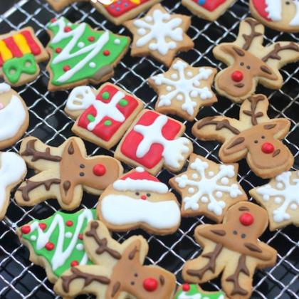 Royal Icing Cookies for Christmas