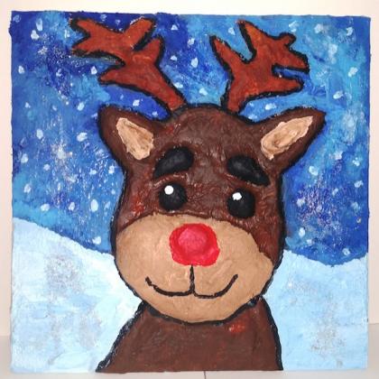 Magical Christmas: Canvas Mask Art Class (ages 4 to 12)