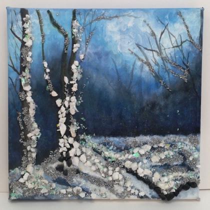 Canvas Painting: Winter Wonderland (ages 4 to 12)