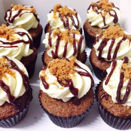 Brown Buttered Carrot Cupcake With Vanilla Cream Cheese