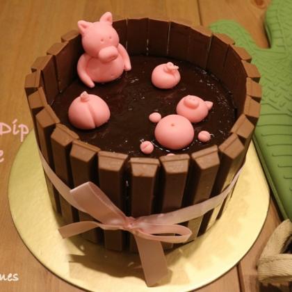 Piggy Dip Cake