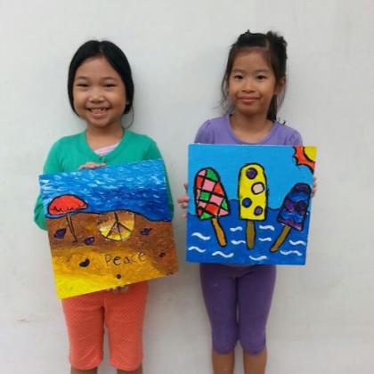 Parent & Child Bonding Canvas Painting
