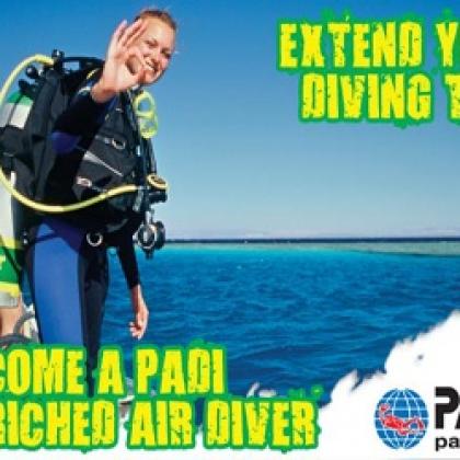 PADI Nitrox Couse (Enriched Air Course)