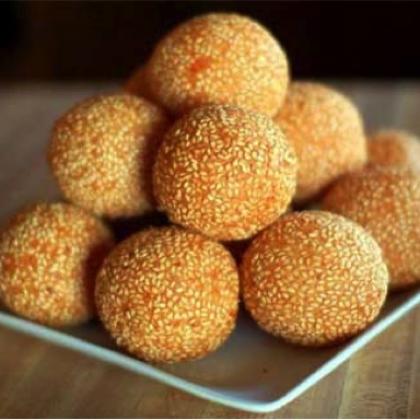 Lucky Sesame Seed Ball (Sweet and Savoury fillings)