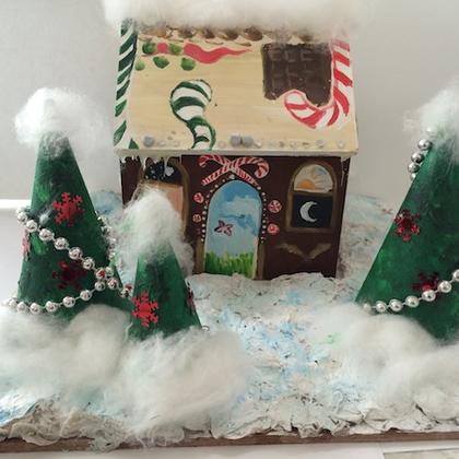 Sweet Christmas - 3D Mixed Media Craft for Kids
