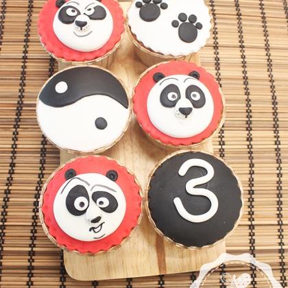 Kungfu Panda Fondant Cupcakes Kids Class