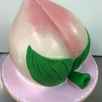 3D Longevity Peach Cake