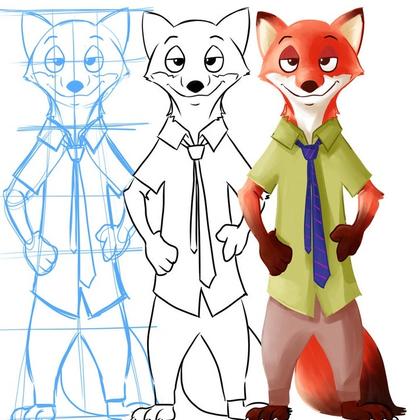 Zootopia: Cartoon Illustration Workshop for Kids (ages 4 to 12)