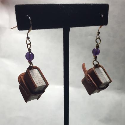 The Miniature Book Earrings