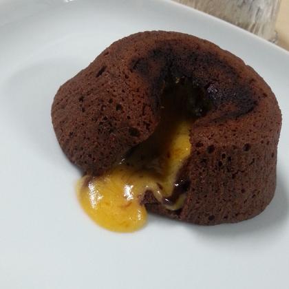 Chocolate & Salted egg Molten Lava Cake