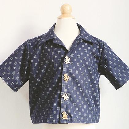 Sew a smart casual shirt for your boy in 3 sessions! (K301)