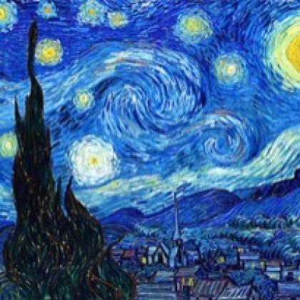 Starry Starry Night (Relief Painting)
