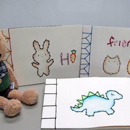 Junior Bookbinder:  Stitch and Sketch your Book!