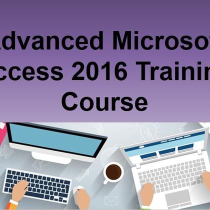 Advanced Microsoft Access 2016 Training Course