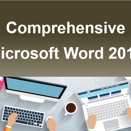 Comprehensive Microsoft Word 2016