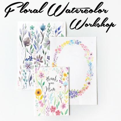 Floral Watercolor Class