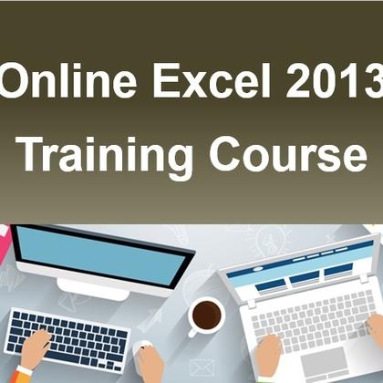 Online Excel 2013 Training Course