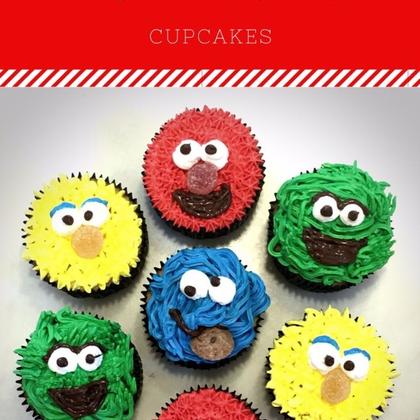SESAME STREET CUPCAKES – SCHOOL HOLIDAY SPECIAL