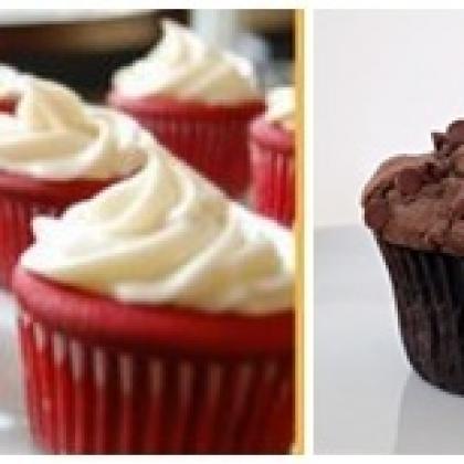Red Velvet Cupcakes & Chocolate muffins