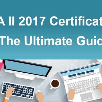 CFA II 2017 Certification - The Ultimate Guide