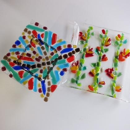Create a Fused Glass Plate 13.5cm