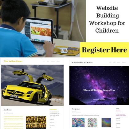 Website Building Workshop For Children
