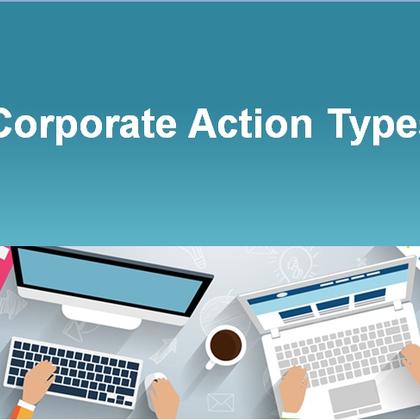Corporate Action Types