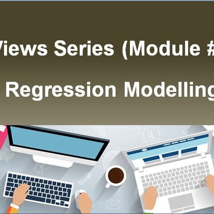 EViews Series (Module #4) - Regression Modeling
