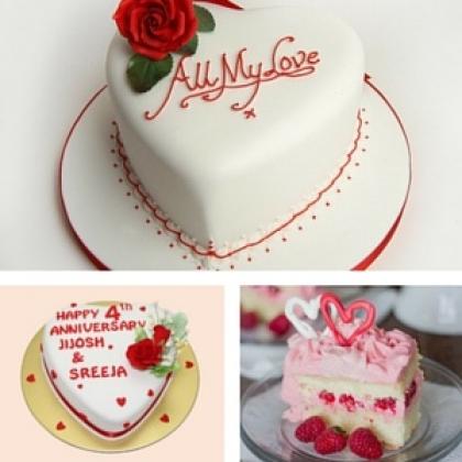 2018 Art of Valentine Heart Cake Fondant Making & Decoration