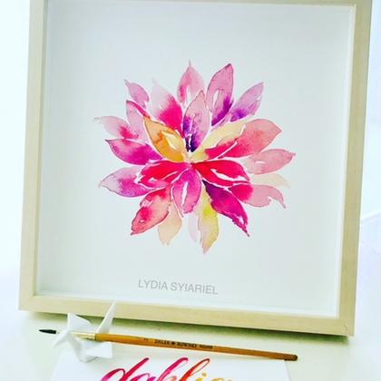 Chinese New Year Floral Watercolour and Brush Calligraphy (2-in-1 Workshop)