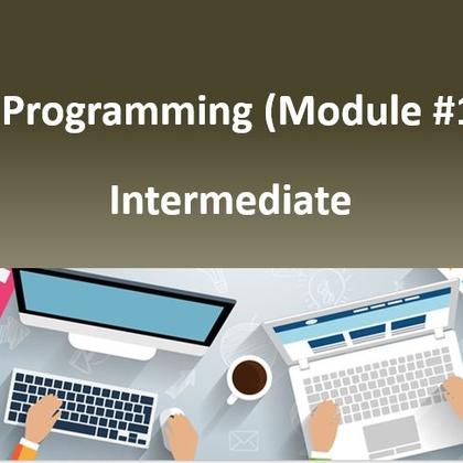 C# Programming (Module #1) - Intermediate