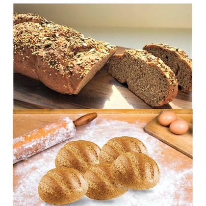 Rye Bread and Oat-Flax Dinner Rolls