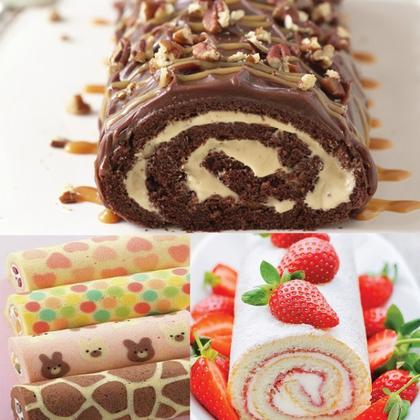 Swiss Rolls Baking and Decoration