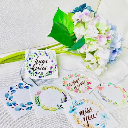 Learn 2 skills in 1 workshop! 2-in-1 Petite Floral x Brush Calligraphy