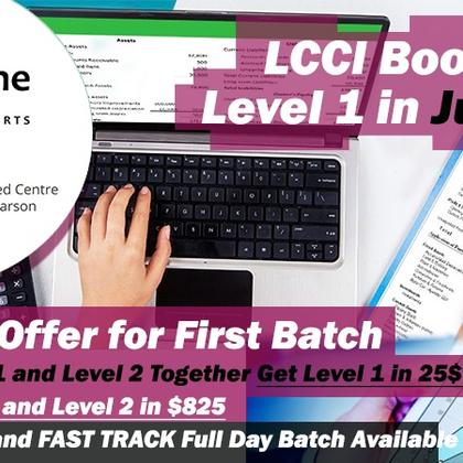 LCCI Accounting Course Singapore! Register Now