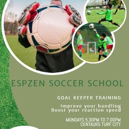 Espzen Soccer School Goalkeeper Training