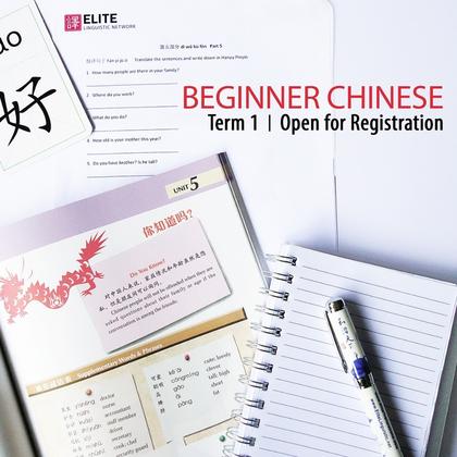 Beginner Chinese Term 1 - Online