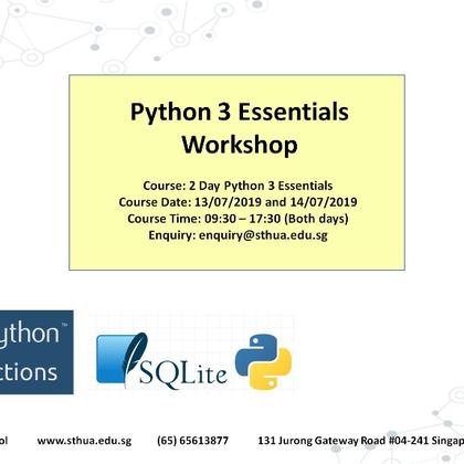 Python 3 Essentials Workshop