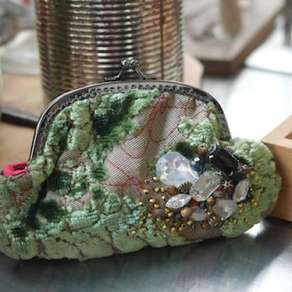 Hand sewn boho chic purse