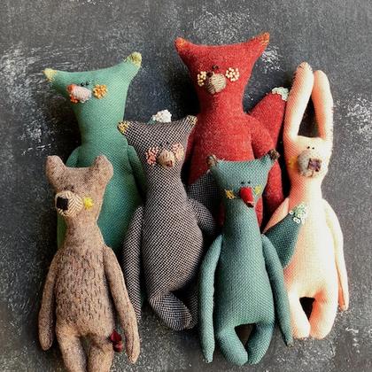 Create a stuffed animal - bear/fox/rabbit