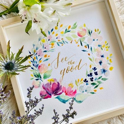 2-in-1 Floral Watercolour x Brush Calligraphy (all quality materials + refreshments provided)